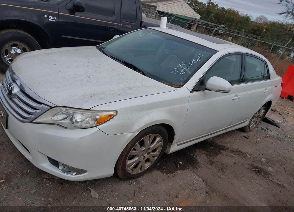 2011 TOYOTA AVALON VIN: 4T1BK3DB1BU406229