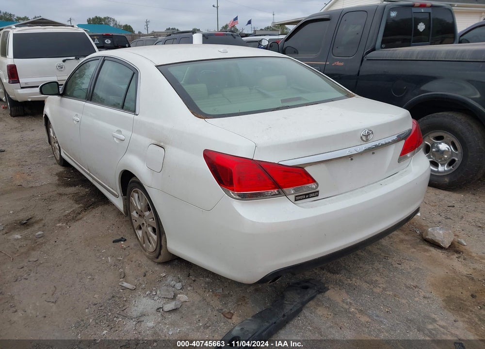 2011 TOYOTA AVALON VIN: 4T1BK3DB1BU406229