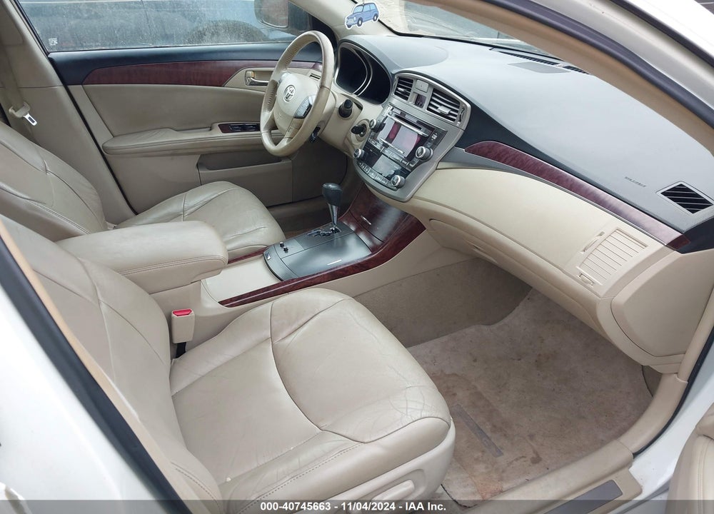 2011 TOYOTA AVALON VIN: 4T1BK3DB1BU406229