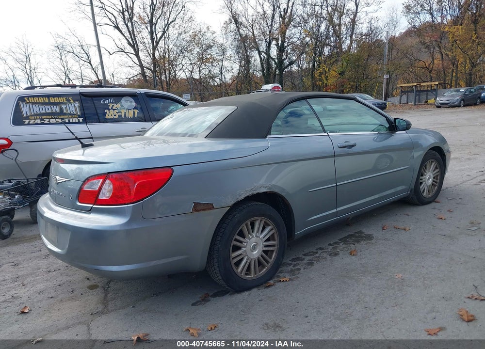 2008 CHRYSLER SEBRING LX VIN: 1C3LC45KX8N288103