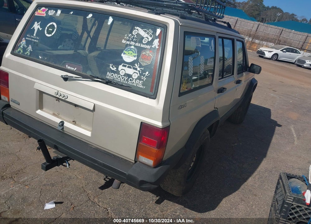 1996 JEEP CHEROKEE SPORT/CLASSIC VIN: 1J4FJ68S1TL144332