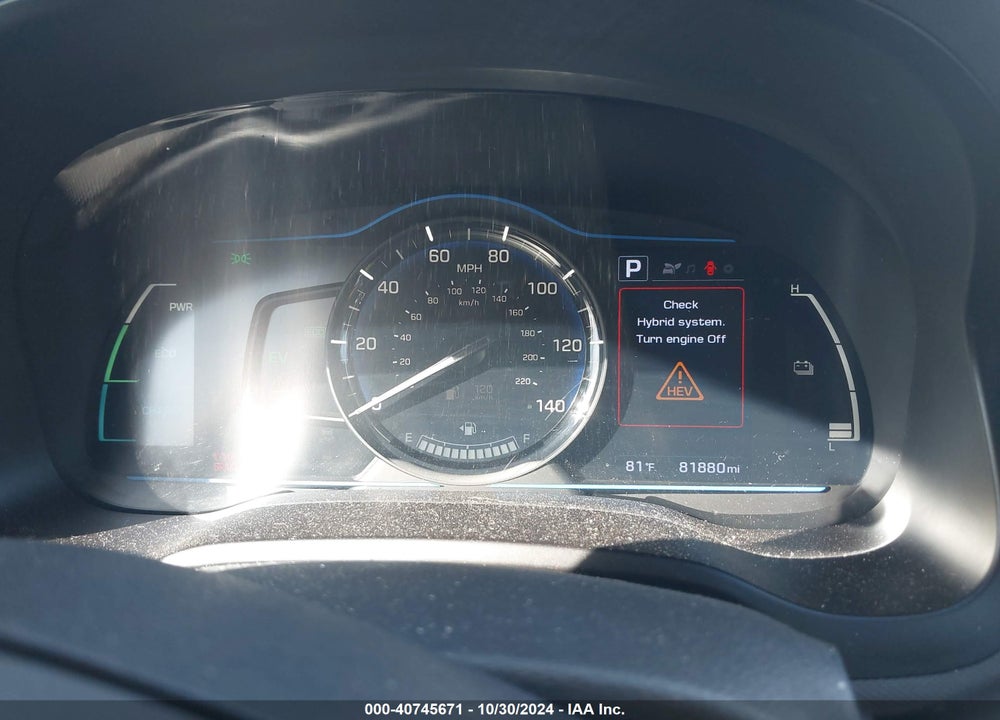 2019 HYUNDAI IONIQ HYBRID VIN: KMHC65LC5KU139627