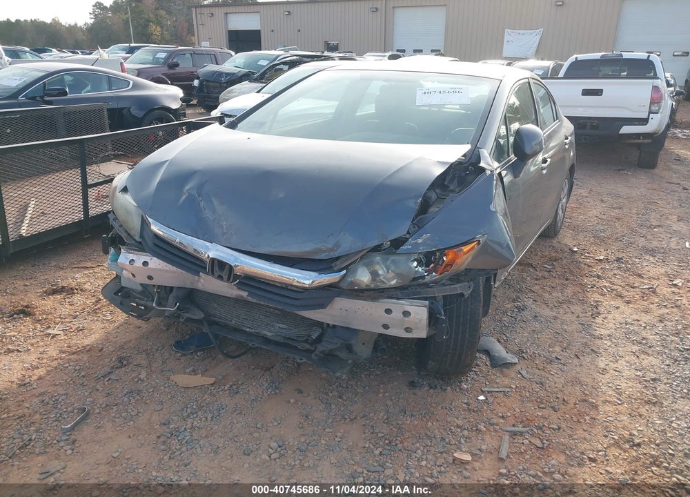 2012 HONDA CIVIC LX VIN: 2HGFB2F57CH323045