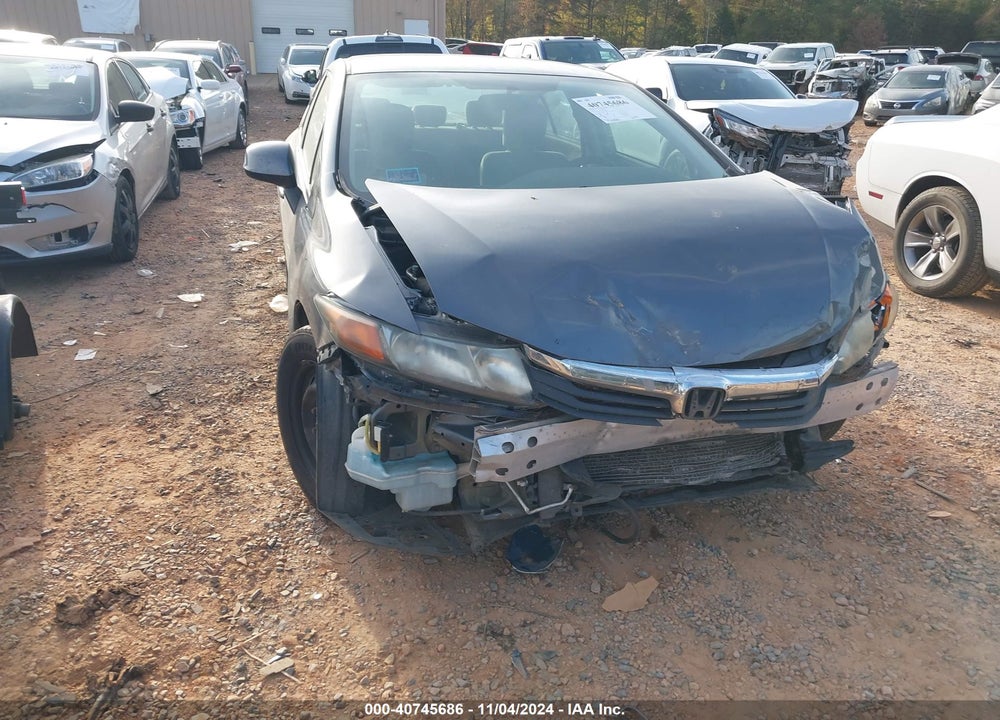 2012 HONDA CIVIC LX VIN: 2HGFB2F57CH323045