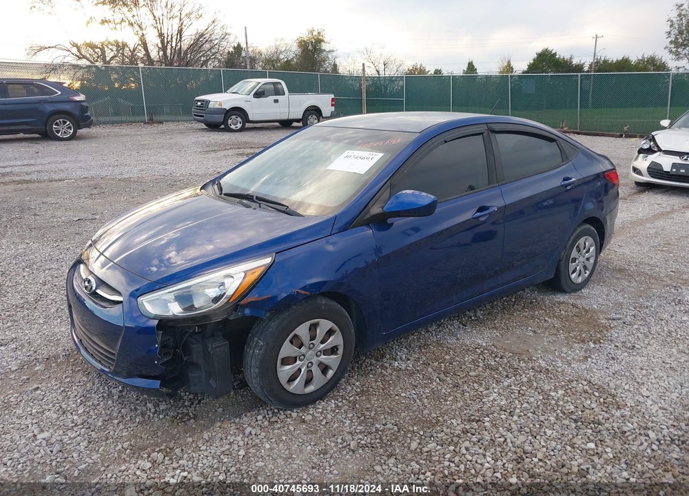 2016 HYUNDAI ACCENT VIN: KMHCT4AE5GU120803
