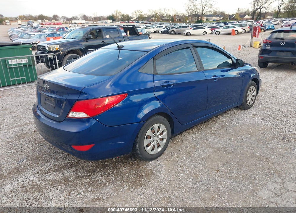2016 HYUNDAI ACCENT VIN: KMHCT4AE5GU120803