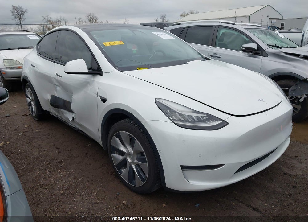 2021 TESLA MODEL Y LONG RANGE DUAL MOTOR ALL-WHEEL DRIVE VIN: 5YJYGDEE7MF083718