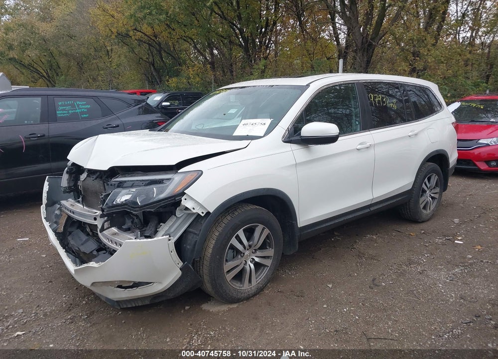 2017 HONDA PILOT EX-L VIN: 5FNYF6H55HB085824