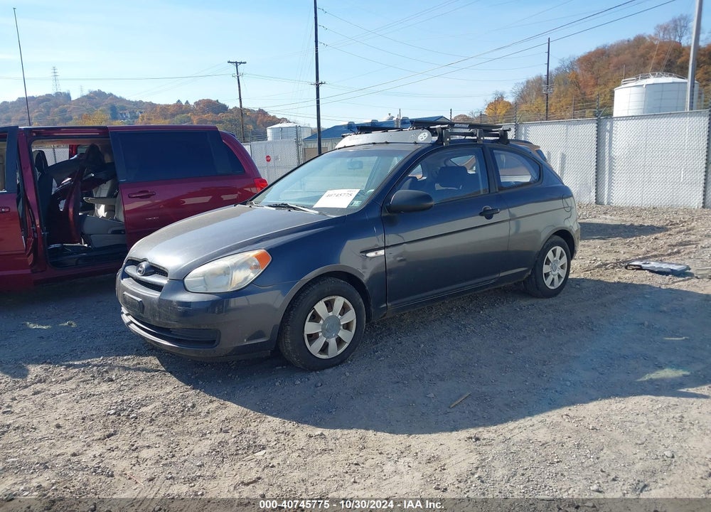 2007 HYUNDAI ACCENT GS VIN: KMHCM36C67U047679