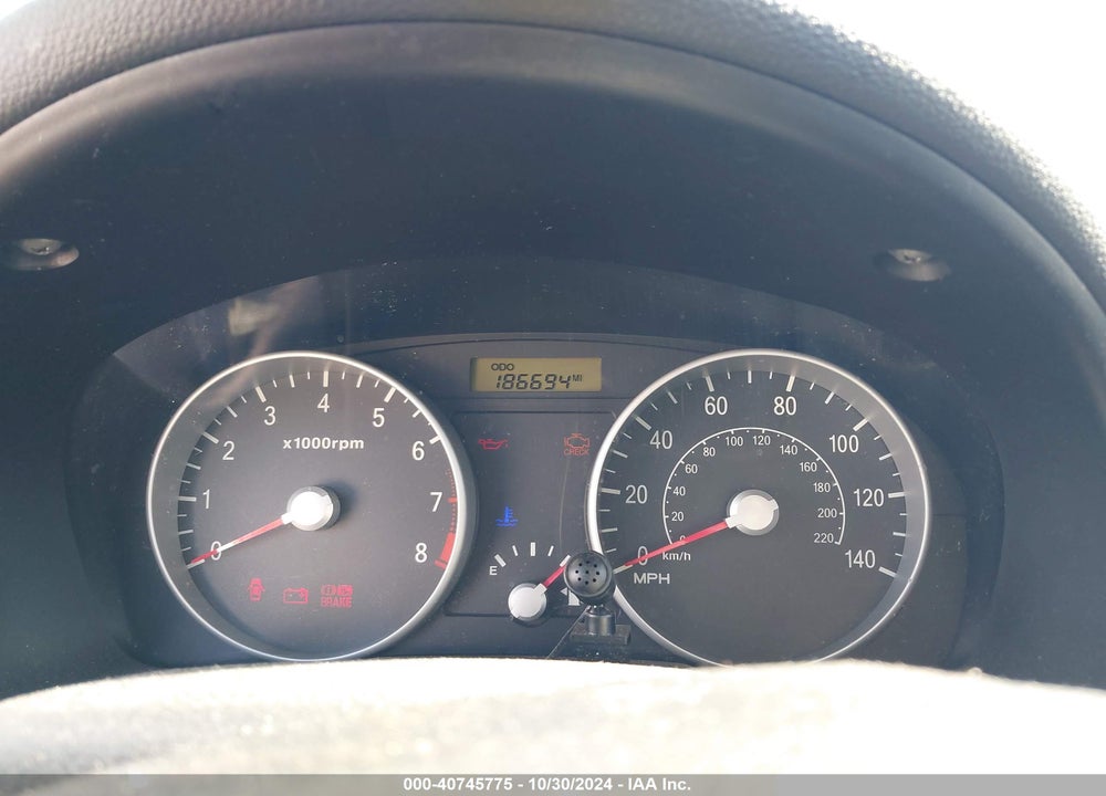 2007 HYUNDAI ACCENT GS VIN: KMHCM36C67U047679