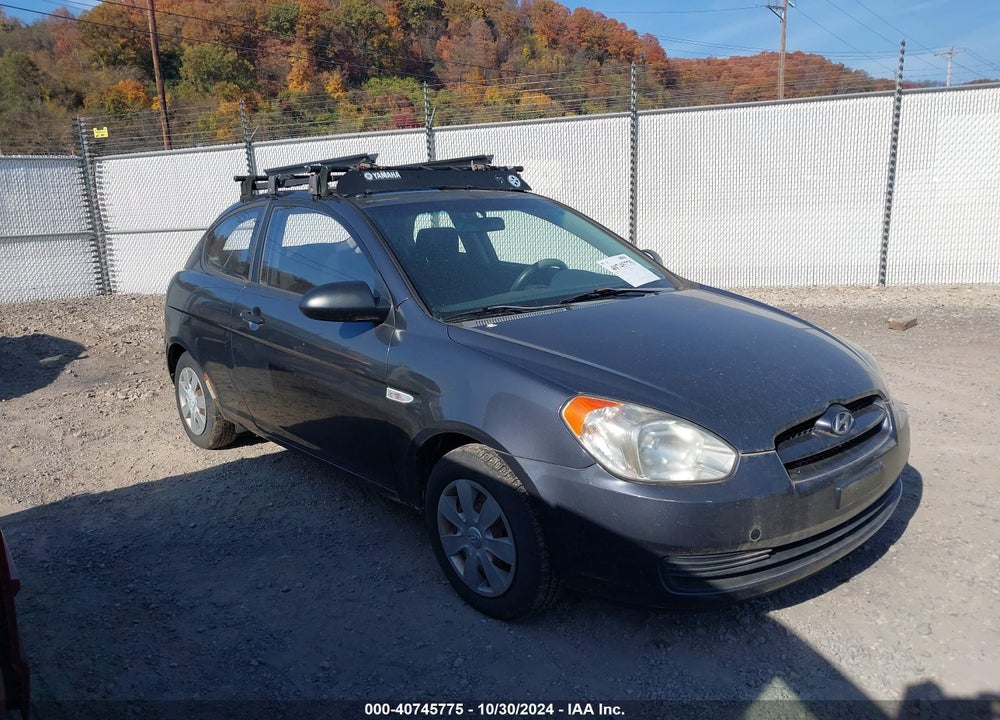 2007 HYUNDAI ACCENT GS VIN: KMHCM36C67U047679