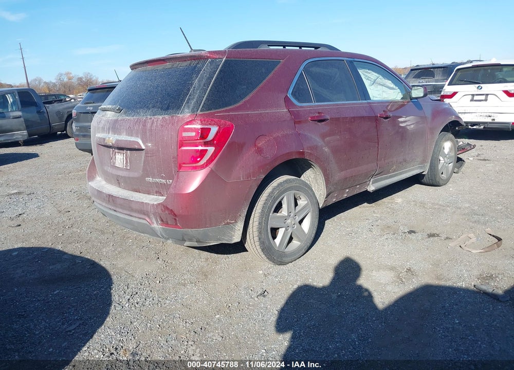 2016 CHEVROLET EQUINOX LT VIN: 2GNALCEKXG6148527