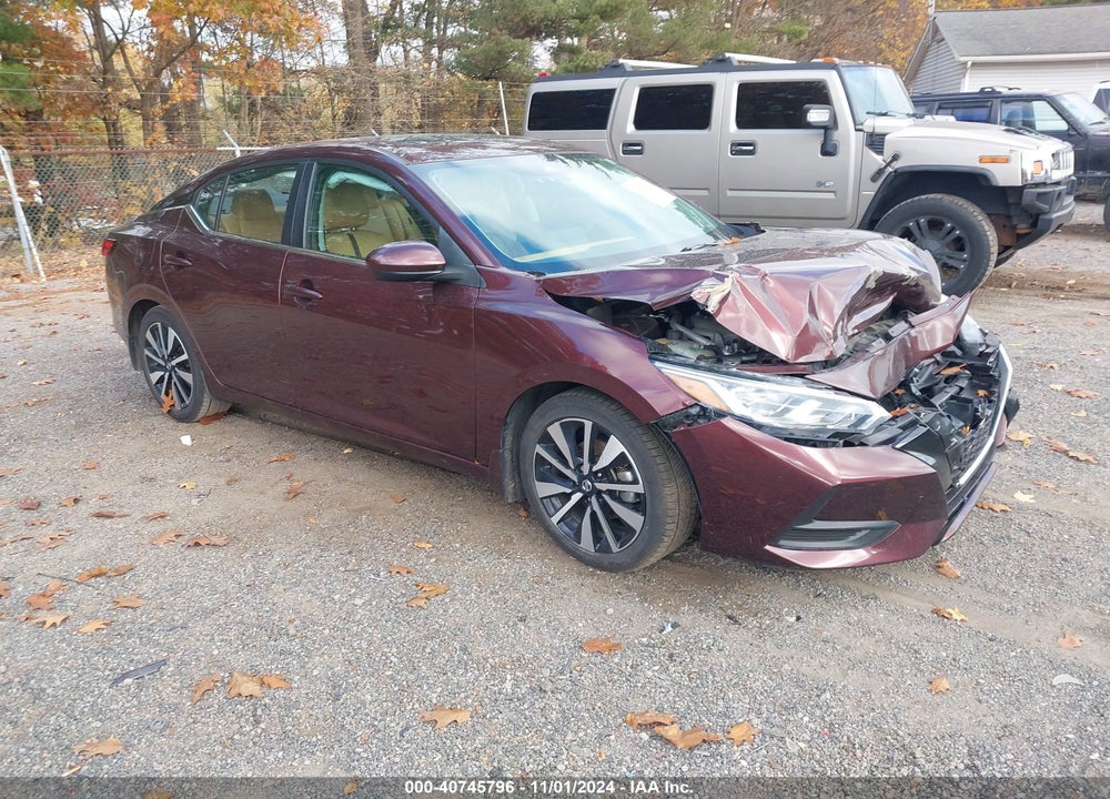 2022 NISSAN SENTRA SV XTRONIC CVT VIN: 3N1AB8CV5NY221372