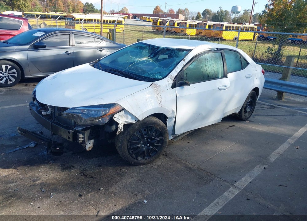 2019 TOYOTA COROLLA LE VIN: 2T1BURHE0KC176296