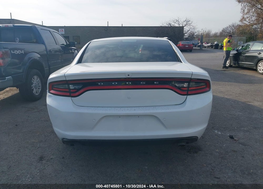 2018 DODGE CHARGER POLICE RWD VIN: 2C3CDXAG6JH243304