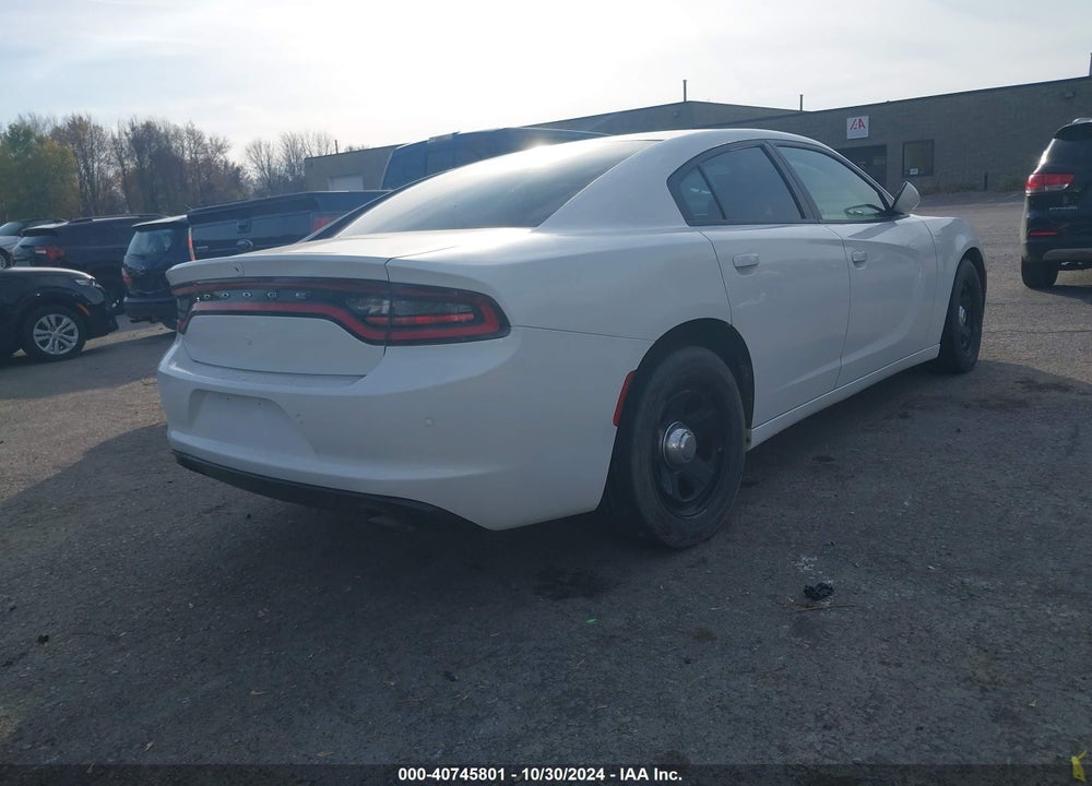 2018 DODGE CHARGER POLICE RWD VIN: 2C3CDXAG6JH243304