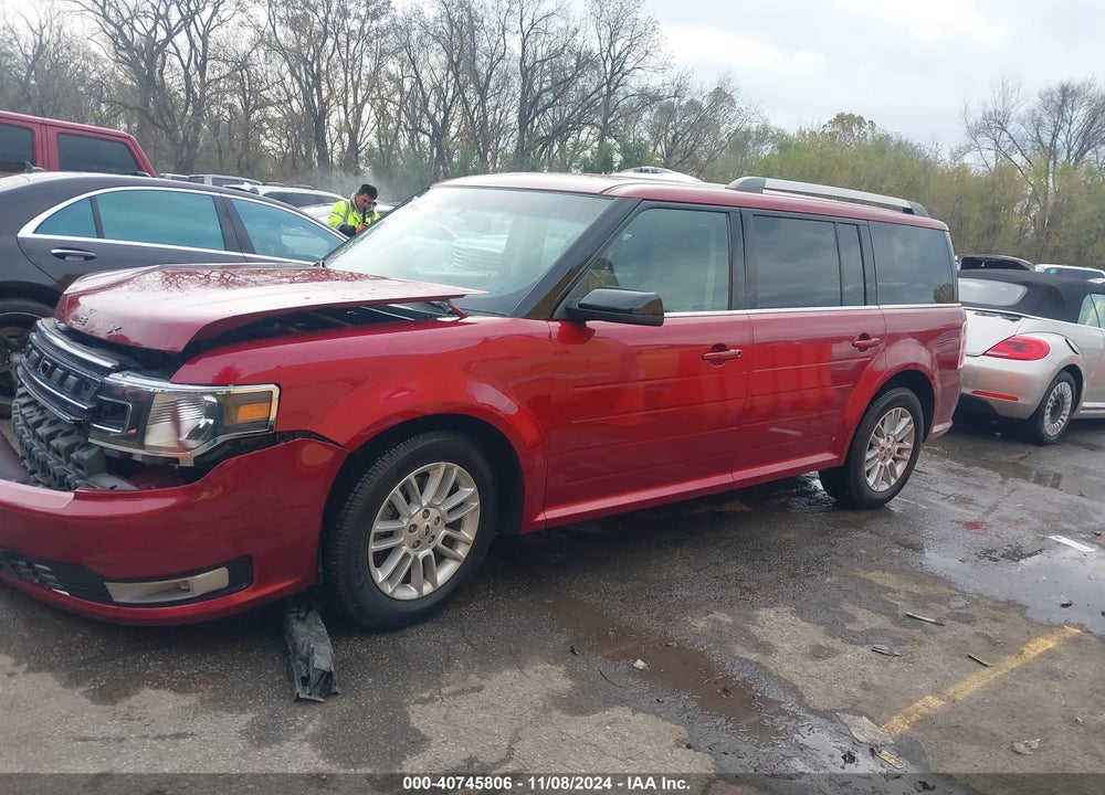 2014 FORD FLEX SEL VIN: 2FMHK6C87EBD17017