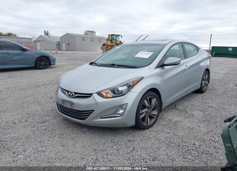 2014 HYUNDAI ELANTRA LIMITED VIN: 5NPDH4AE3EH507173