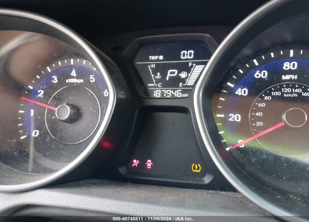 2014 HYUNDAI ELANTRA LIMITED VIN: 5NPDH4AE3EH507173