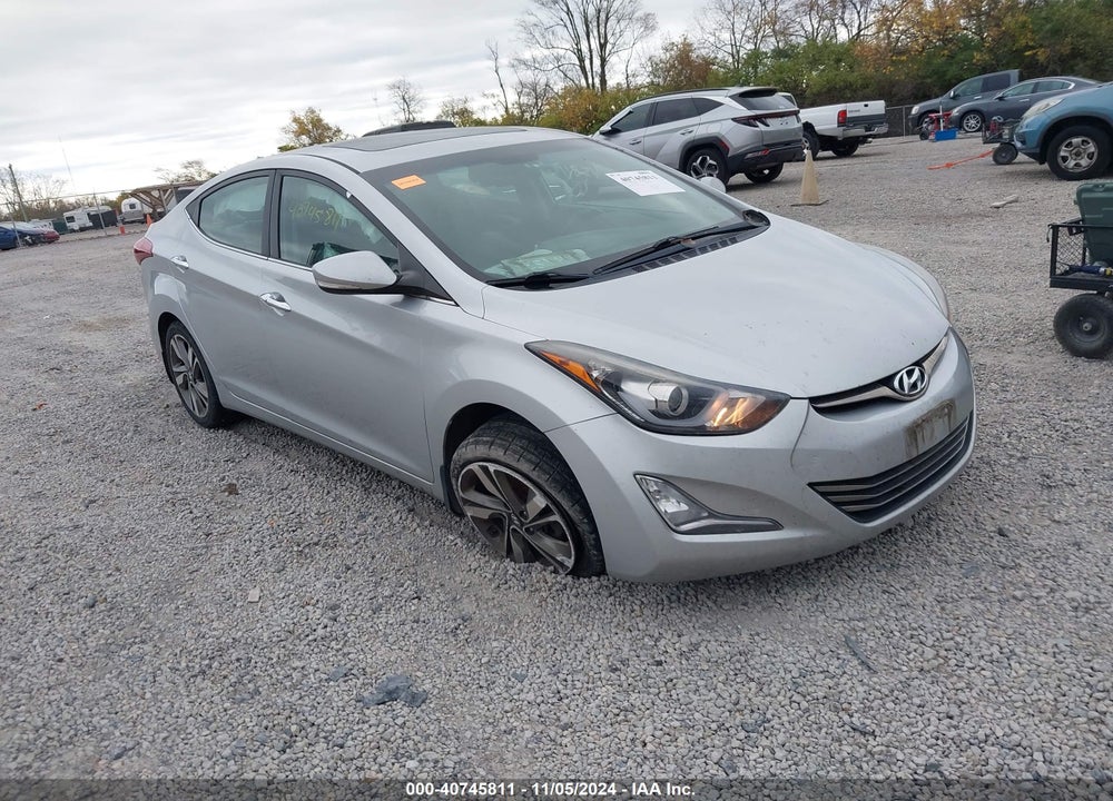 2014 HYUNDAI ELANTRA LIMITED VIN: 5NPDH4AE3EH507173