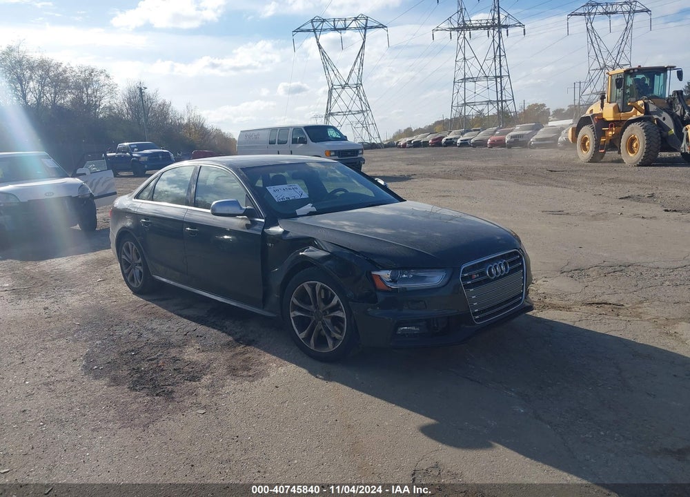 2013 AUDI S4 3.0T PREMIUM PLUS VIN: WAUKGAFLXDA123054