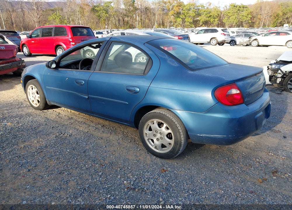 2003 DODGE NEON SXT VIN: 1B3ES56C83D211637