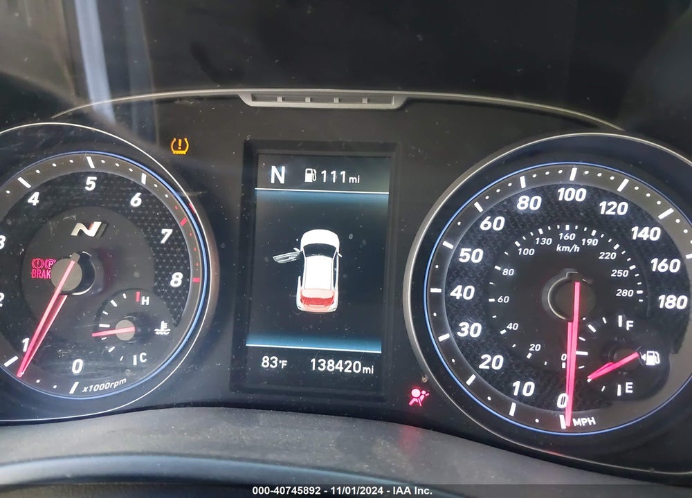 2019 HYUNDAI VELOSTER N VIN: KMHT36AH8KU002601