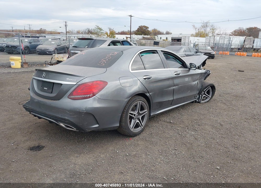 2021 MERCEDES-BENZ C 300 4MATIC VIN: W1KWF8EB0MR630092