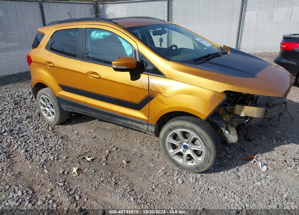 2022 FORD ECOSPORT SE VIN: MAJ6S3GL6NC475606