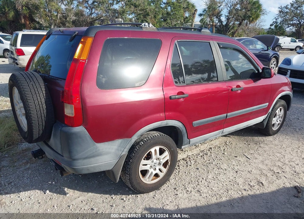 2002 HONDA CR-V EX VIN: SHSRD78892U003961