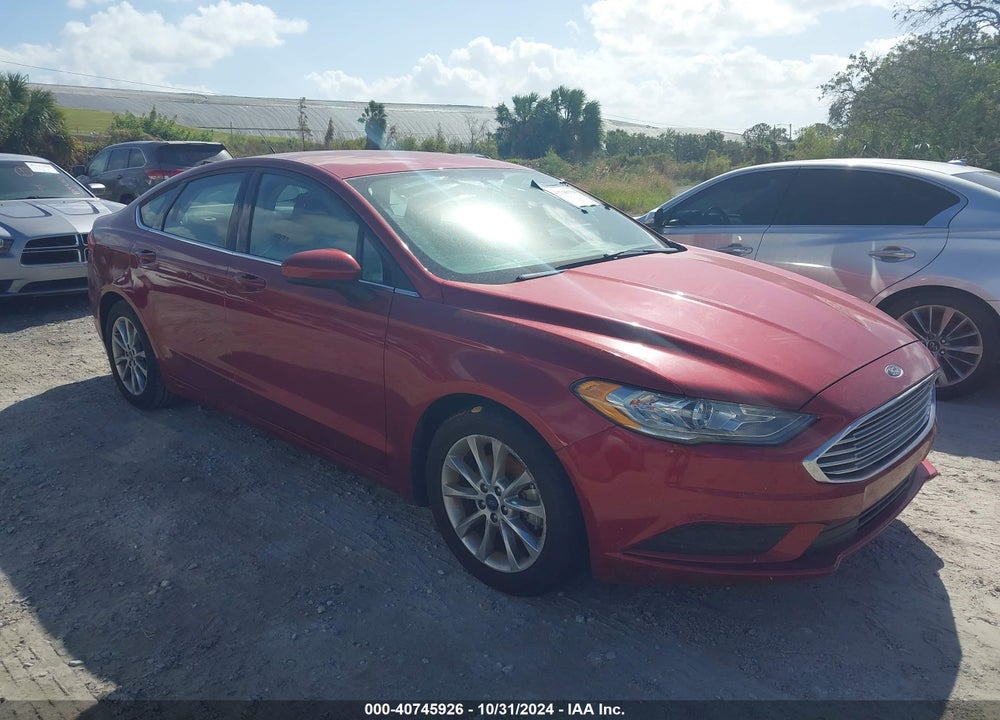 2017 FORD FUSION SE VIN: 3FA6P0H73HR320941