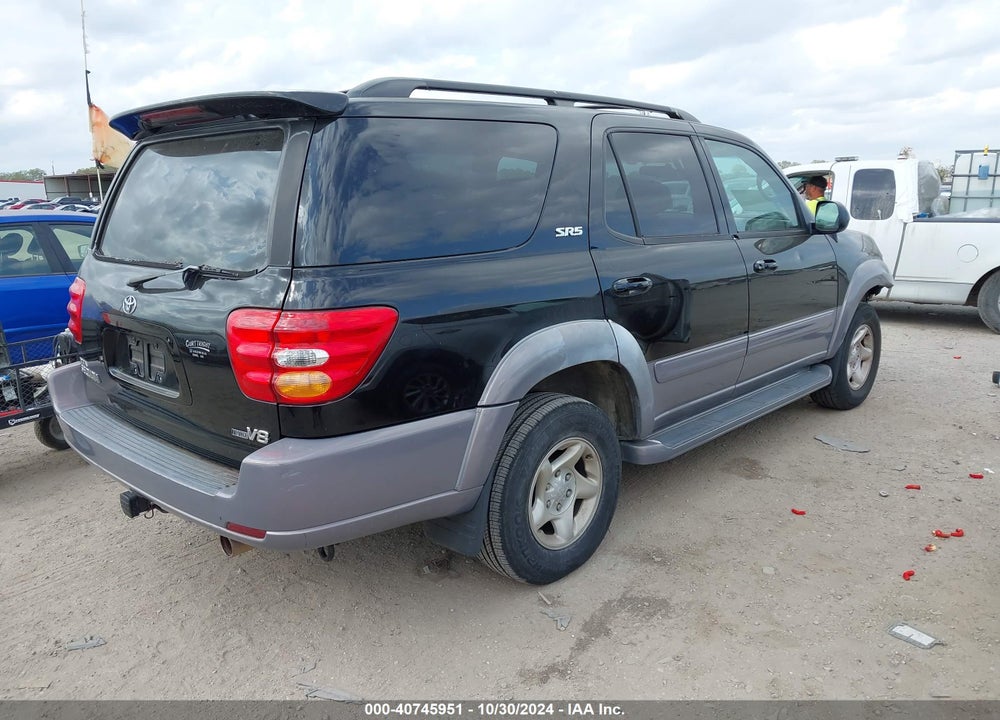 2002 TOYOTA SEQUOIA SR5 V8 VIN: 5TDZT34A82S057646