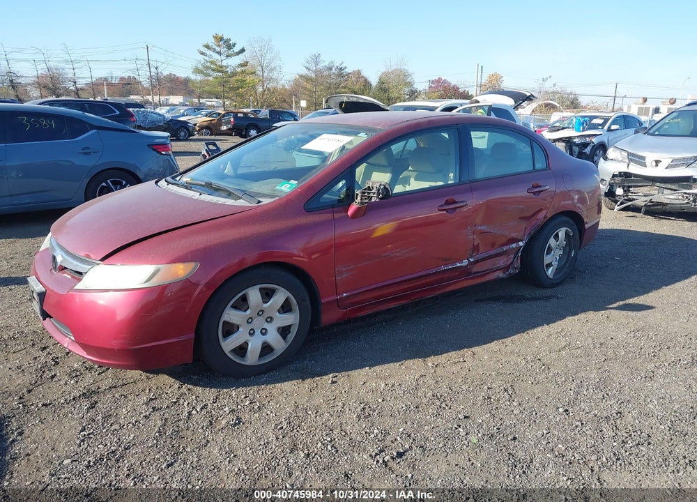 2006 HONDA CIVIC LX VIN: 2HGFA16556H524749