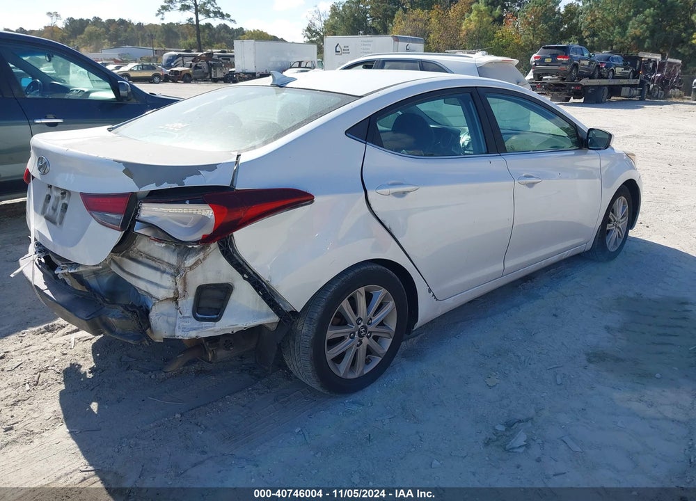2015 HYUNDAI ELANTRA SE VIN: 5NPDH4AE5FH608717