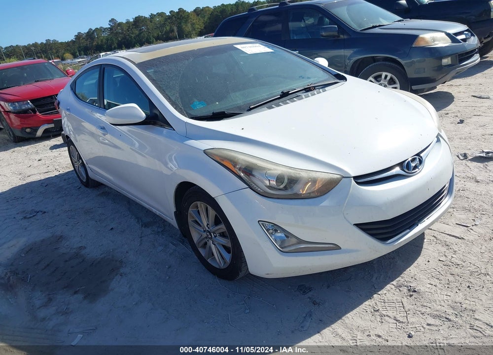 2015 HYUNDAI ELANTRA SE VIN: 5NPDH4AE5FH608717