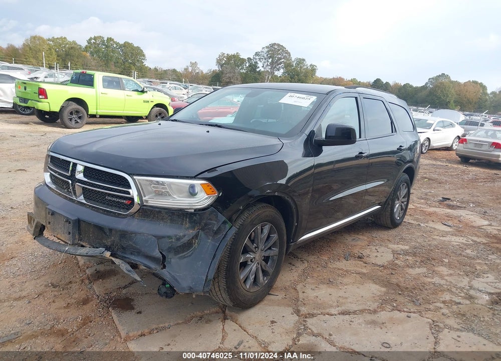 2015 DODGE DURANGO SXT VIN: 1C4RDHAG6FC244653