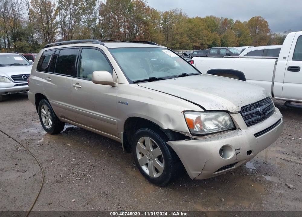 2006 TOYOTA HIGHLANDER HYBRID V6 VIN: JTEDW21A660011270