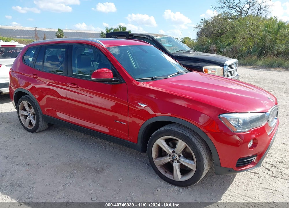 2017 BMW X3 XDRIVE28I VIN: 5UXWX9C52H0T00733