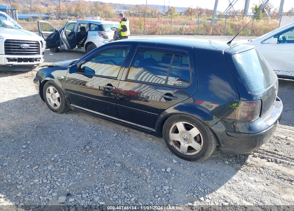 2001 VOLKSWAGEN GOLF GLS 1.8L TURBO VIN: 9BWGD21J514031542