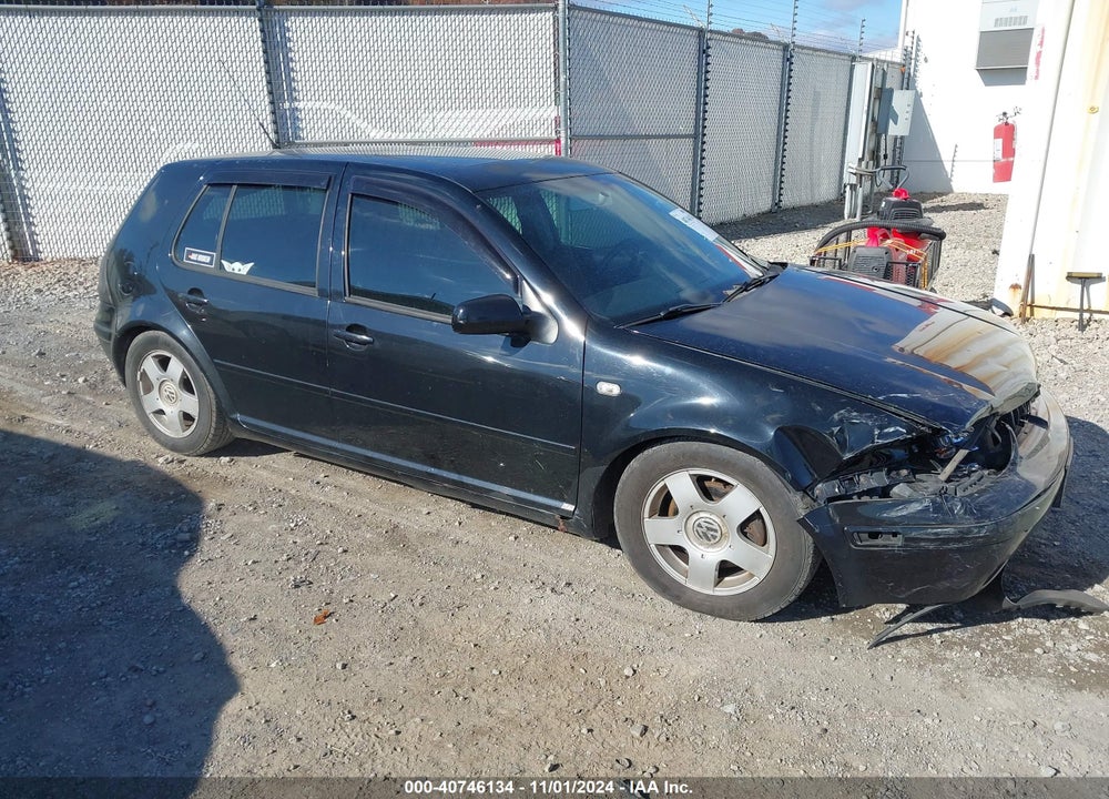 2001 VOLKSWAGEN GOLF GLS 1.8L TURBO VIN: 9BWGD21J514031542