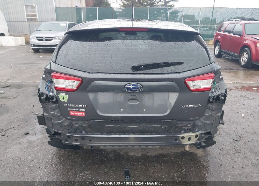 2019 SUBARU IMPREZA 2.0I VIN: 4S3GTAB63K3722710