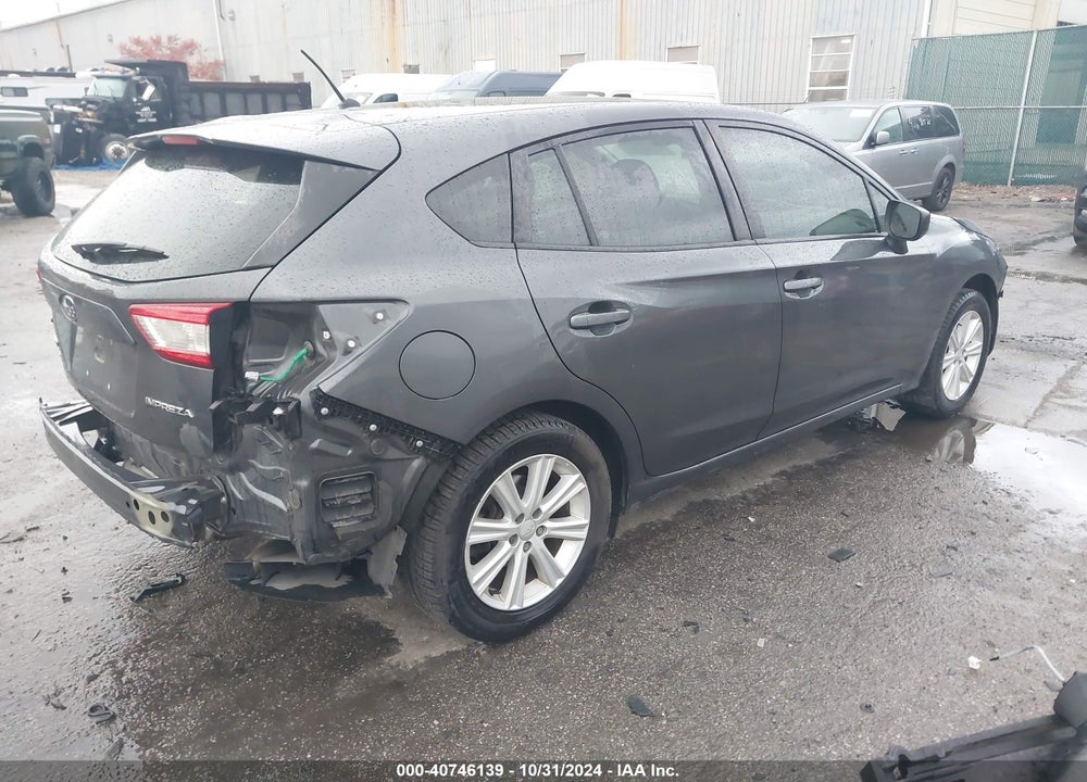 2019 SUBARU IMPREZA 2.0I VIN: 4S3GTAB63K3722710