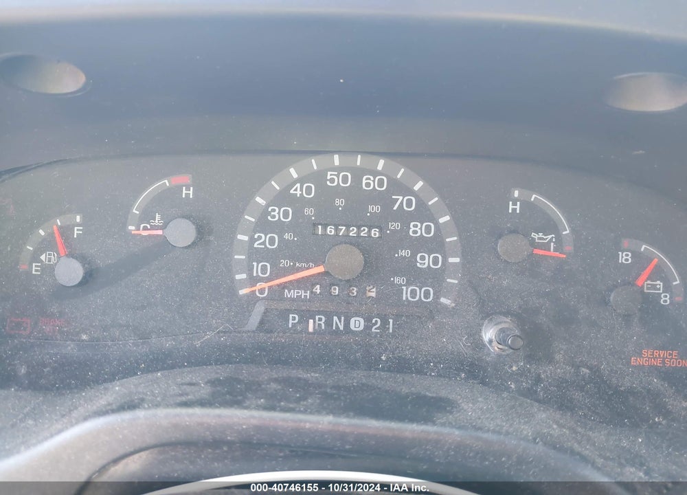 1999 FORD E-350 SUPER DUTY XL/XLT VIN: 1FBSS31L6XHB43161