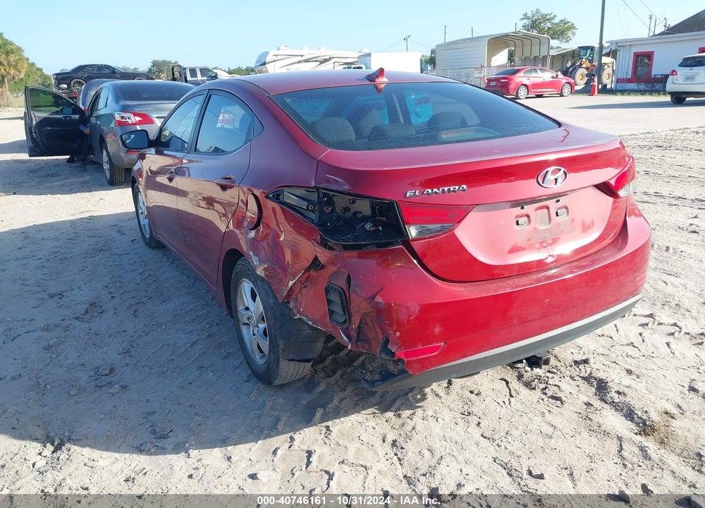 2015 HYUNDAI ELANTRA SE VIN: 5NPDH4AE1FH598929
