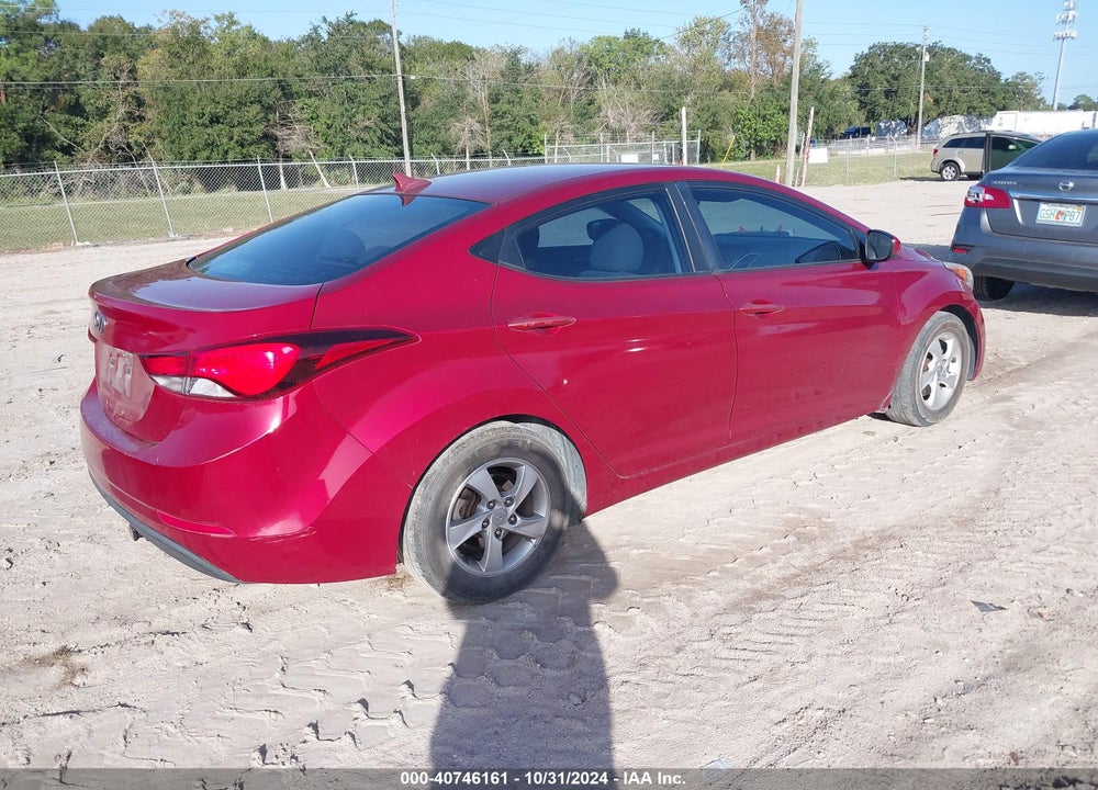 2015 HYUNDAI ELANTRA SE VIN: 5NPDH4AE1FH598929