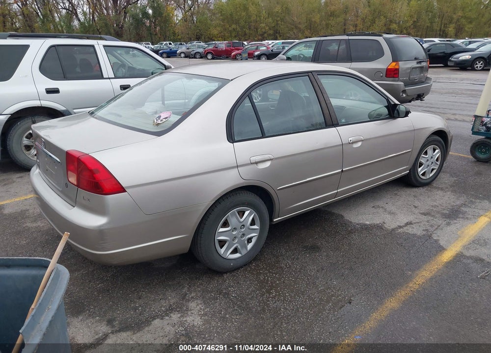 2002 HONDA CIVIC LX VIN: 1HGES16512L018096