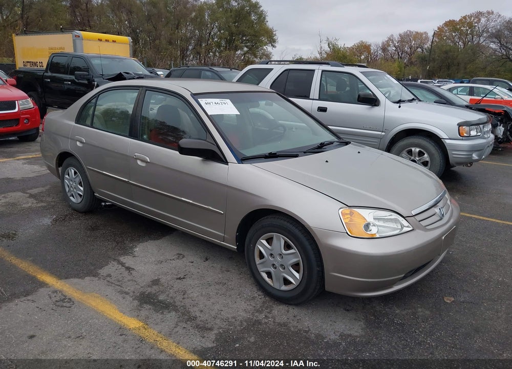 2002 HONDA CIVIC LX VIN: 1HGES16512L018096