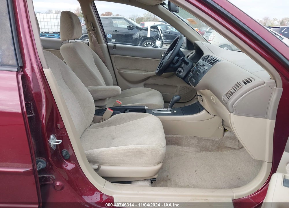 2002 HONDA CIVIC LX VIN: 1HGES16592L012501