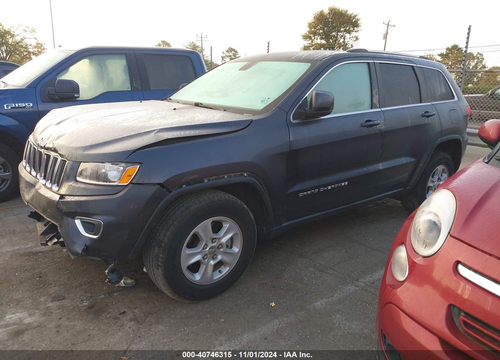 2014 JEEP GRAND CHEROKEE LAREDO VIN: 1C4RJEAG5EC519581