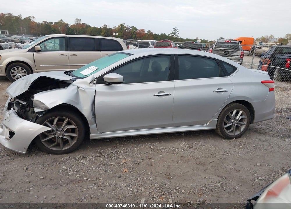 2013 NISSAN SENTRA SR VIN: 3N1AB7AP1DL621567